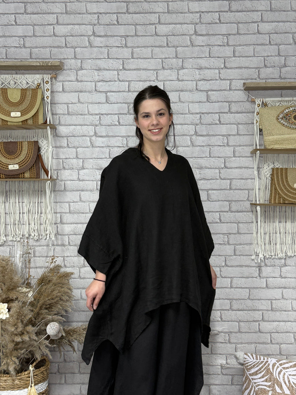 Oversize Λινό Σετ