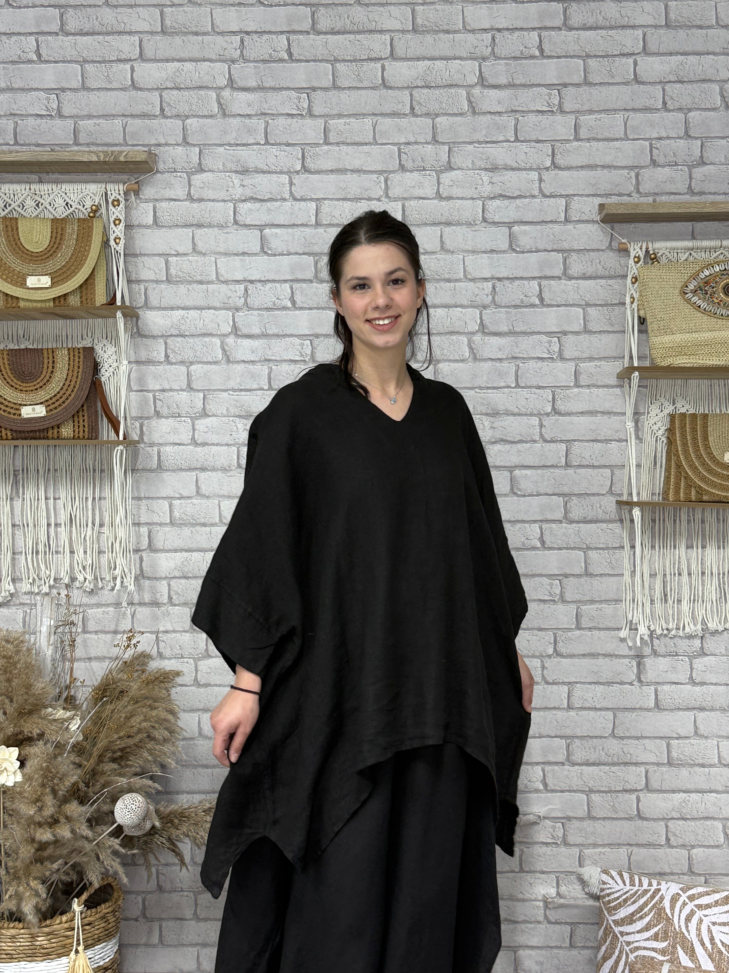 Oversize Λινό Σετ