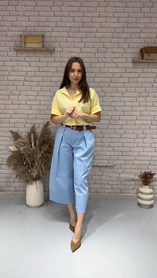 Oversize Βαμβακερό Πουκάμισο