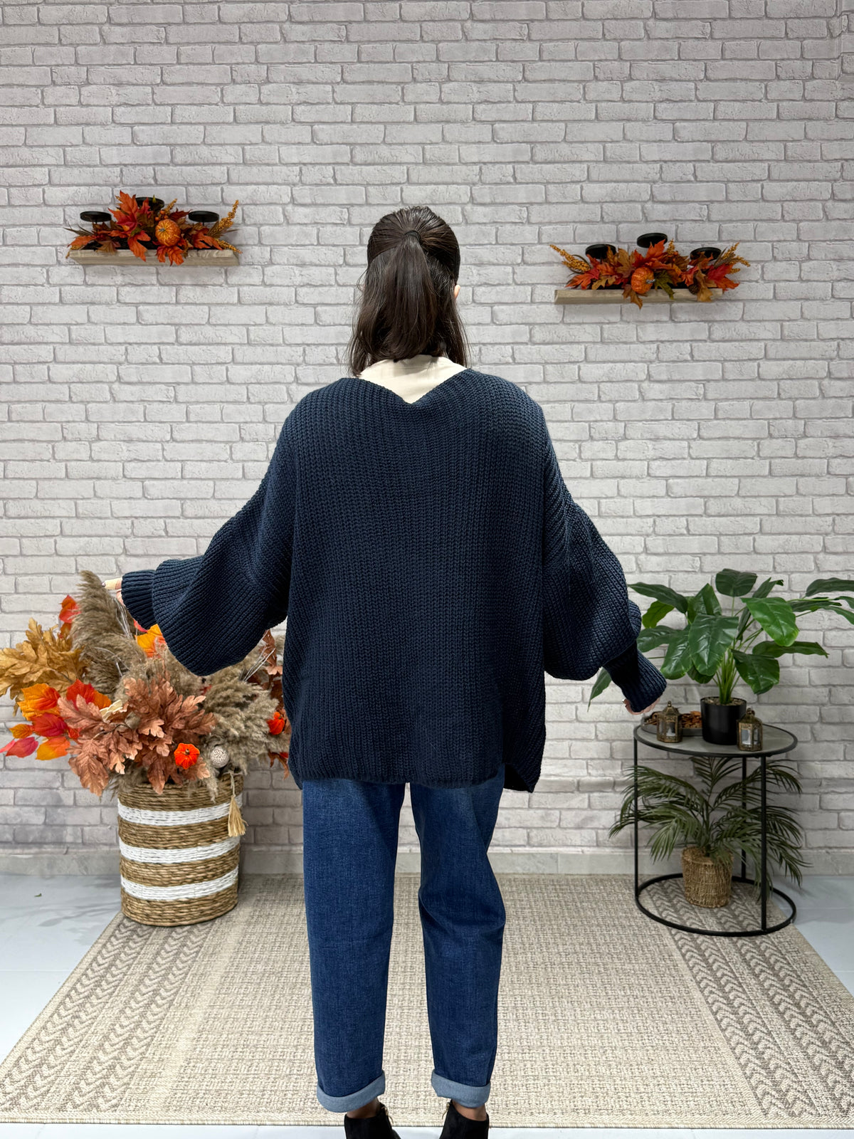Πλεκτή Oversize Zακέτα σε διάφορα χρώματα