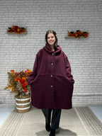 Oversize Μπουκλέ παλτό σε διάφορα χρώματα