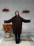 Oversize Μπουκλέ παλτό σε διάφορα χρώματα