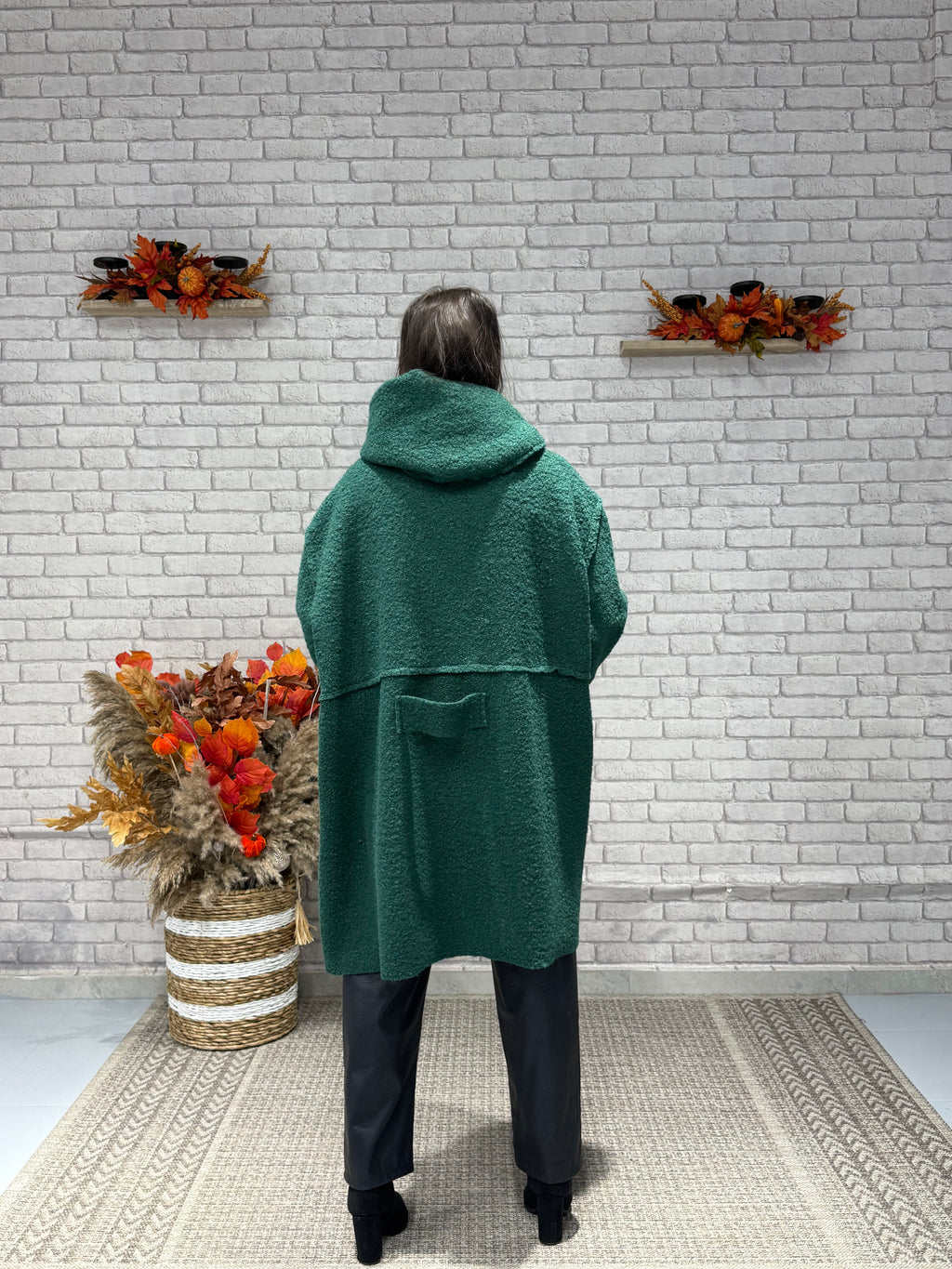 Oversize Μπουκλέ παλτό σε διάφορα χρώματα