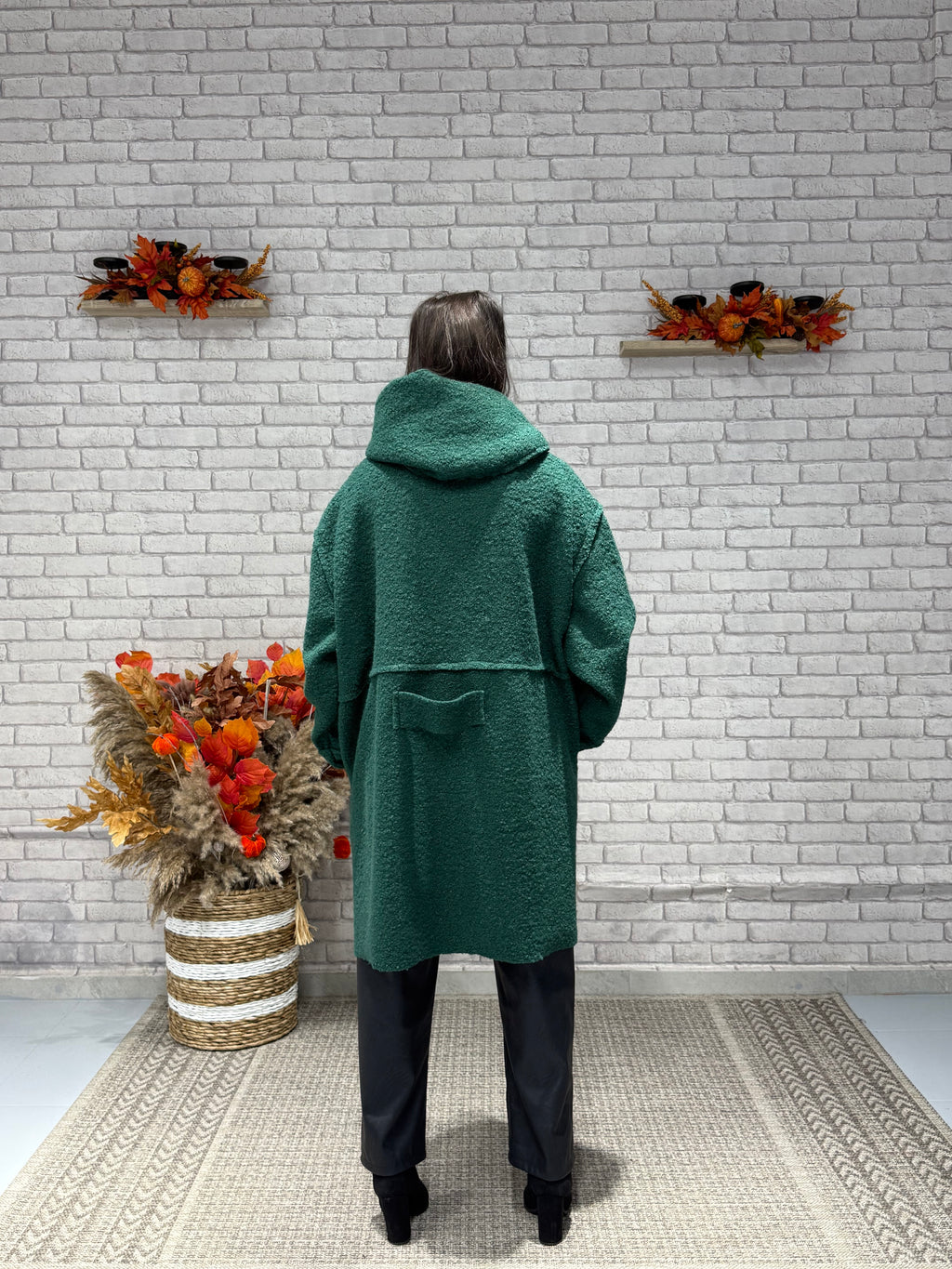 Oversize Μπουκλέ παλτό σε διάφορα χρώματα